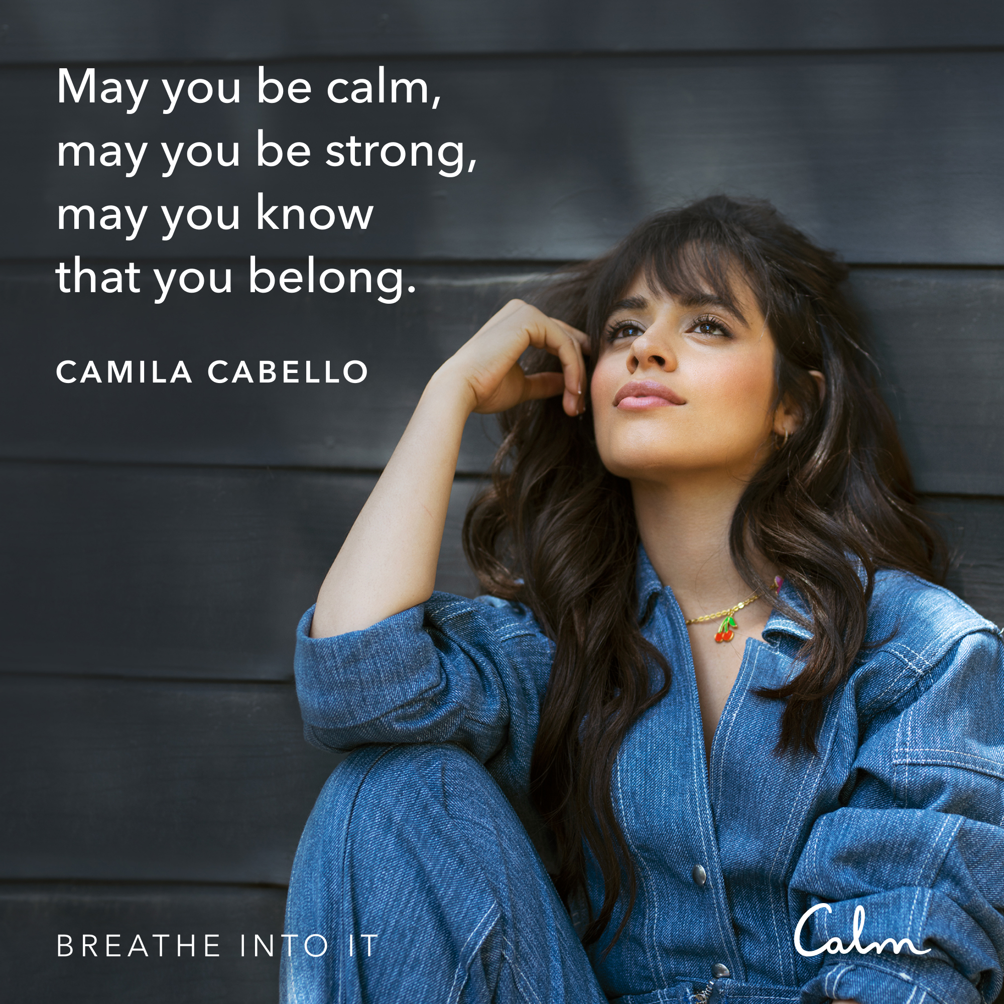 Camila Cabello's 'Breathe Into It Series' on Calm is now available